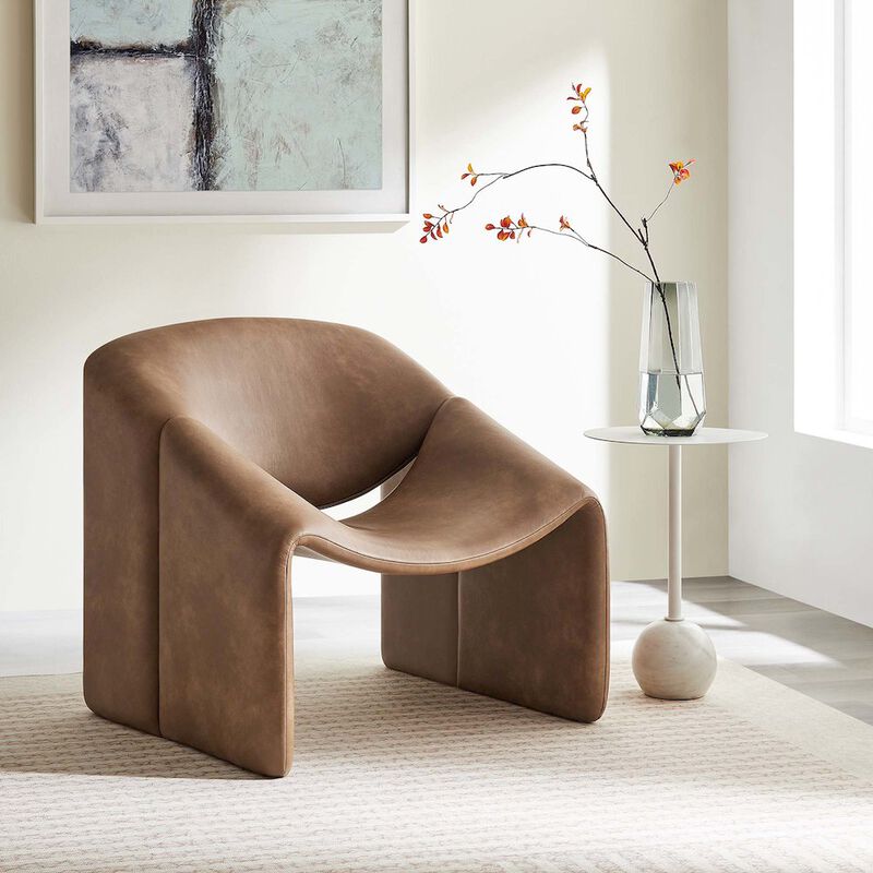 Vivi Vegan Leather Accent Chair image number 7