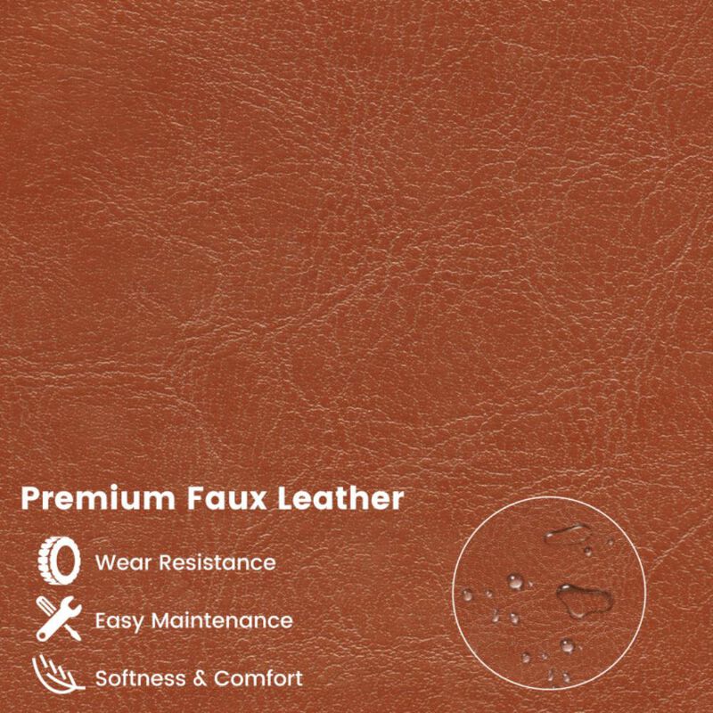 Set of 2 Mid Century Modern Single Sofa Chairs with Cushions image number 7