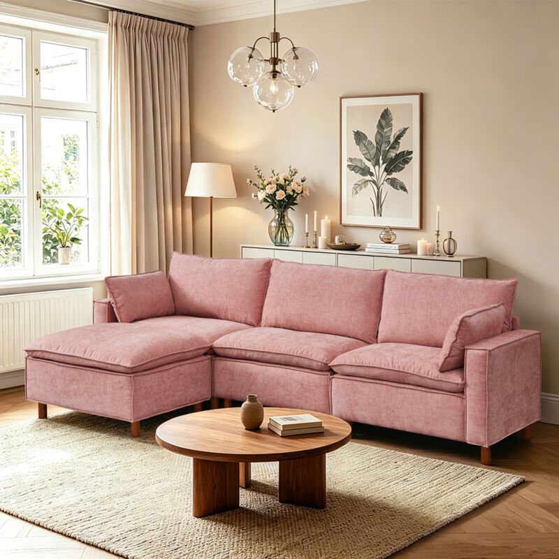 Medsmi Modular L-Shaped Sectional Sofa image number 8