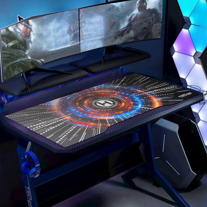 Techni Sport 4-Color Design Printing Gaming Mouse Pad