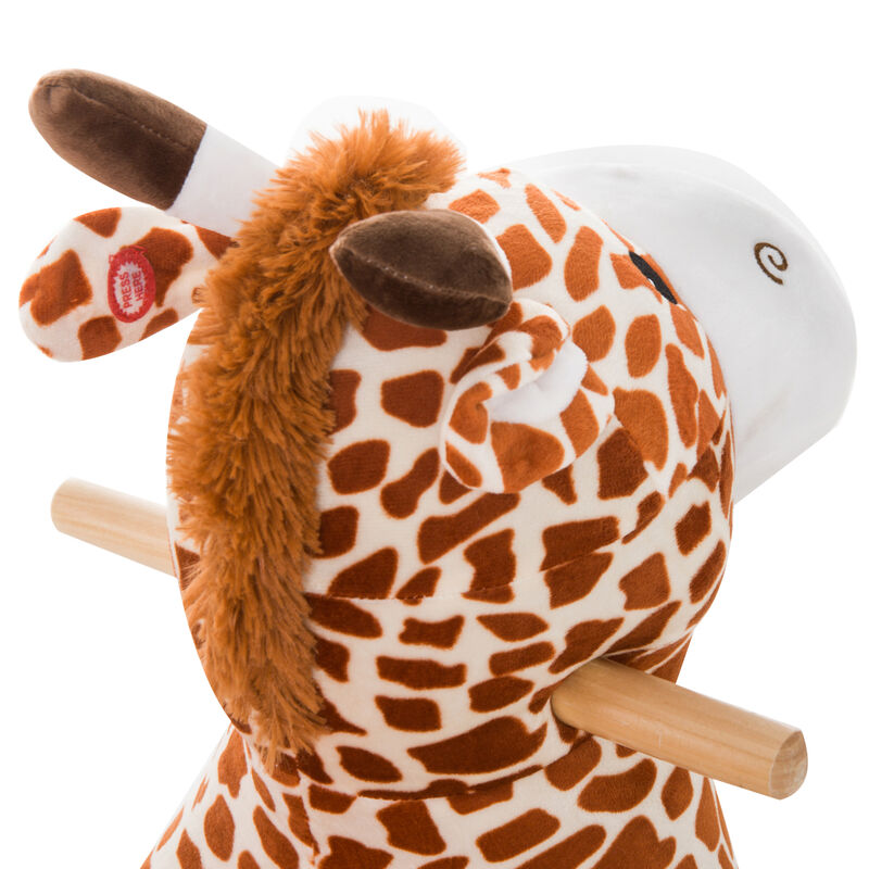 BreeBe Kids Plush Rocker Chair with Sound Effects image number 7