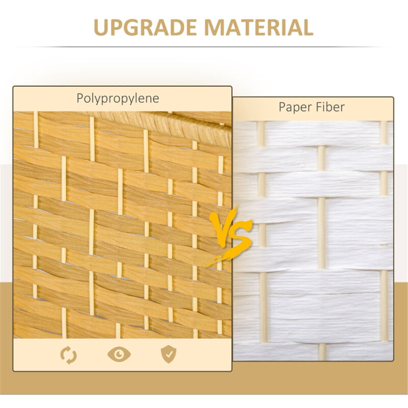 Privacy Screen Panel Modern Divider for Garden, Deck & Balcony