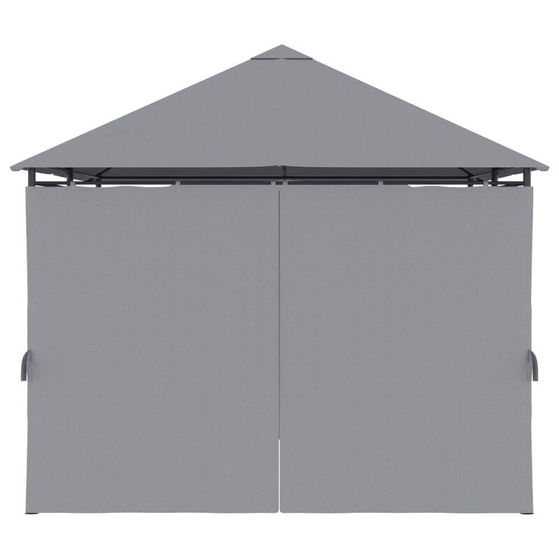 Hivvago 10' x 13' Backyard Gazebo with Sidewalls image number 6