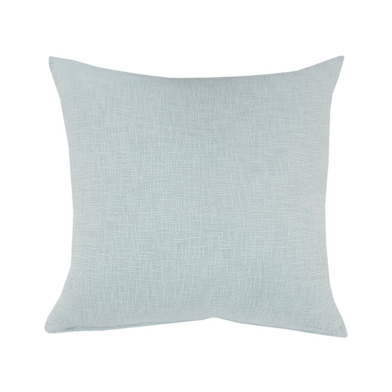 HomeRoots Set of Two Blue Diamond Cotton Throw Pillow With Fringe image number 2