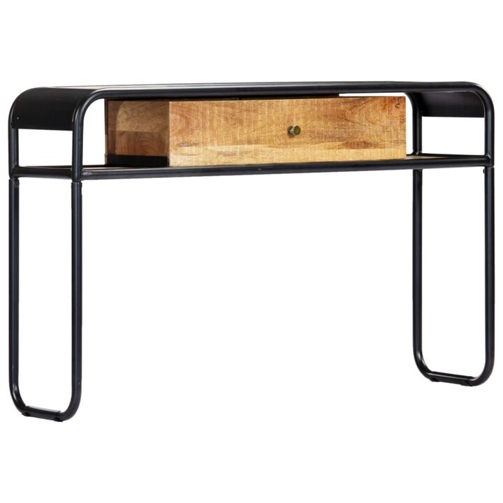 vidaXL Console Table 46.5"x11.8"x29.5" Solid Mango Wood