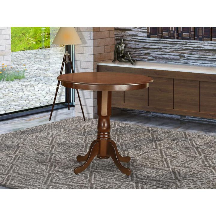 East West Furniture Jackson  Counter  Height  Table  in  Mahogay  Finish