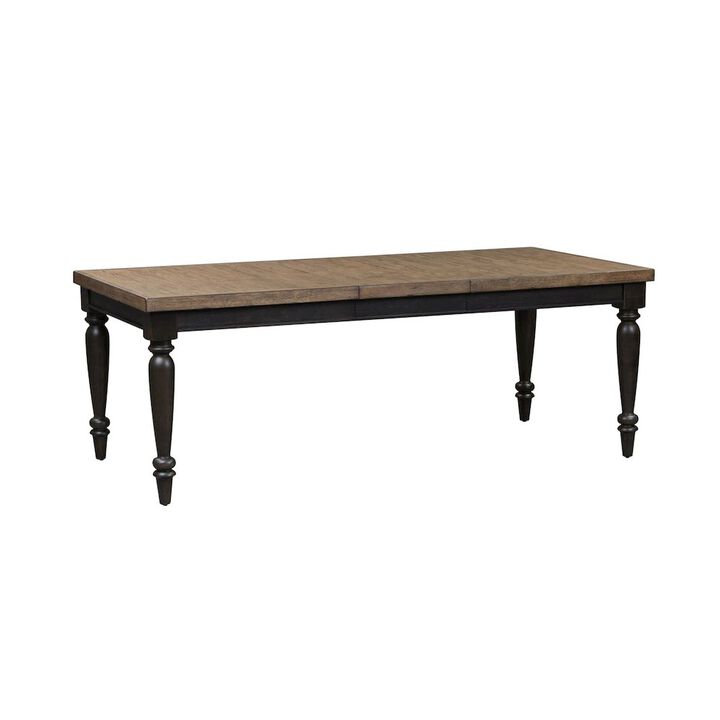 Liberty Furniture Harvest Home Rectangular Leg Table in Chalkboard