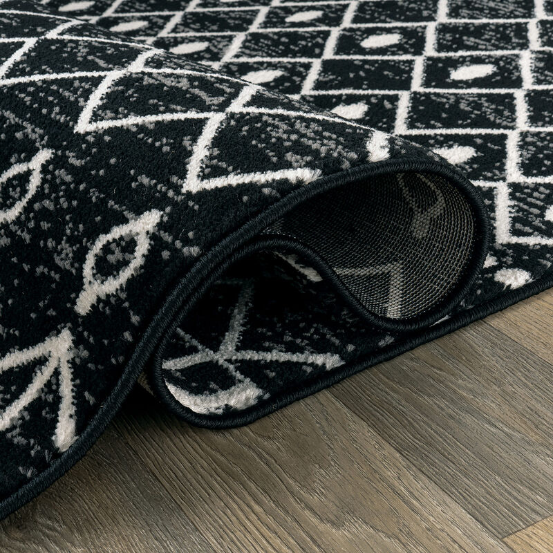 World Rug Gallery Bohemian Trellis Indoor Area Rug image number 3