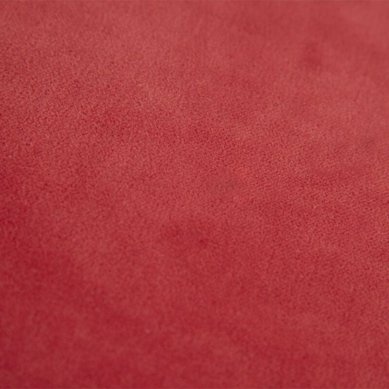 Homezia Red Solid Luxurious Modern Throw Pillow