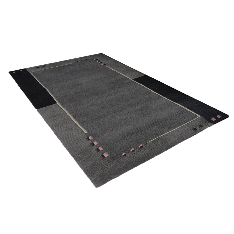 Rugsotic Carpets Hand Knotted Tibbati Wool Size Area Rug Contemporary Size K00719 image number 2