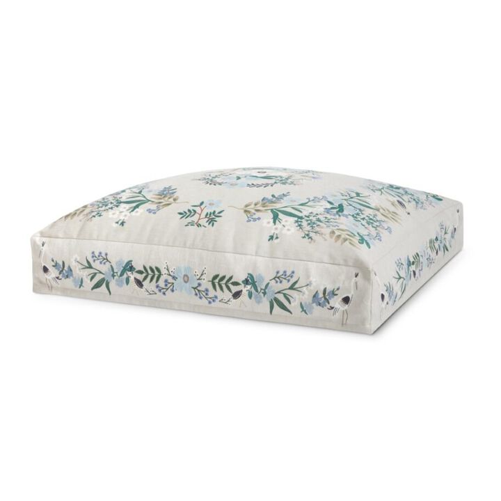 Floor Pillow FPRP6001 Grey by Rifle Paper Co. x Loloi, Set of Two