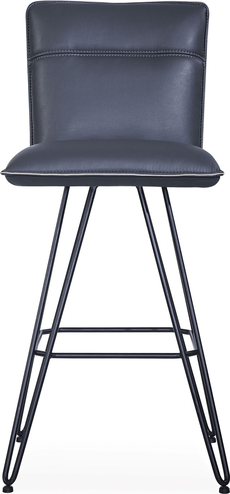 Demi Hairpin Leg Swivel Bar Stool in Cobalt - Set of 2