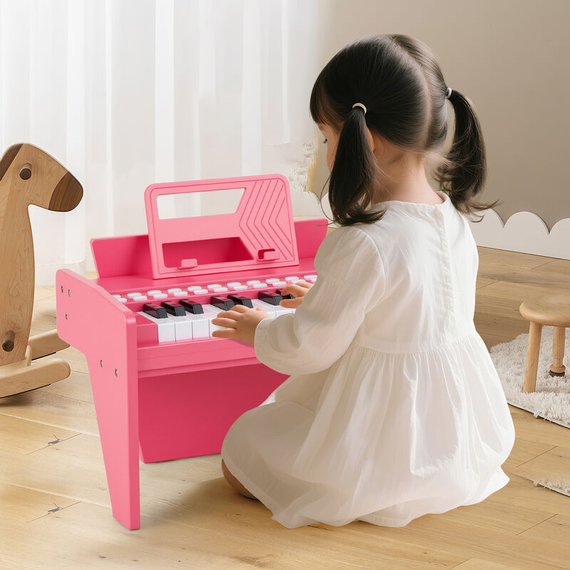 Adjustable Speed and Volume 25-Key Kids Piano Keyboard image number 3