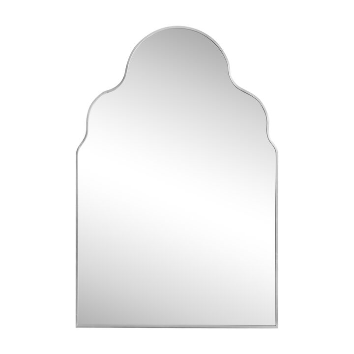 Alora Top Arch Metal Framed Wall Mounted Mirror