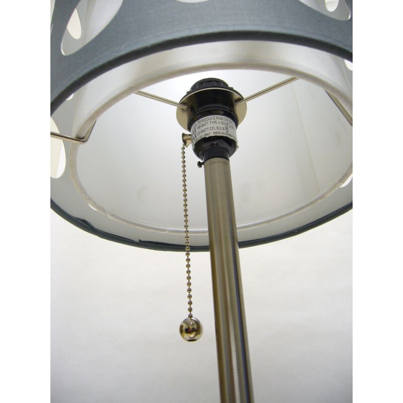 Streamdale 62"H Grey/White Retro Floor Lamp