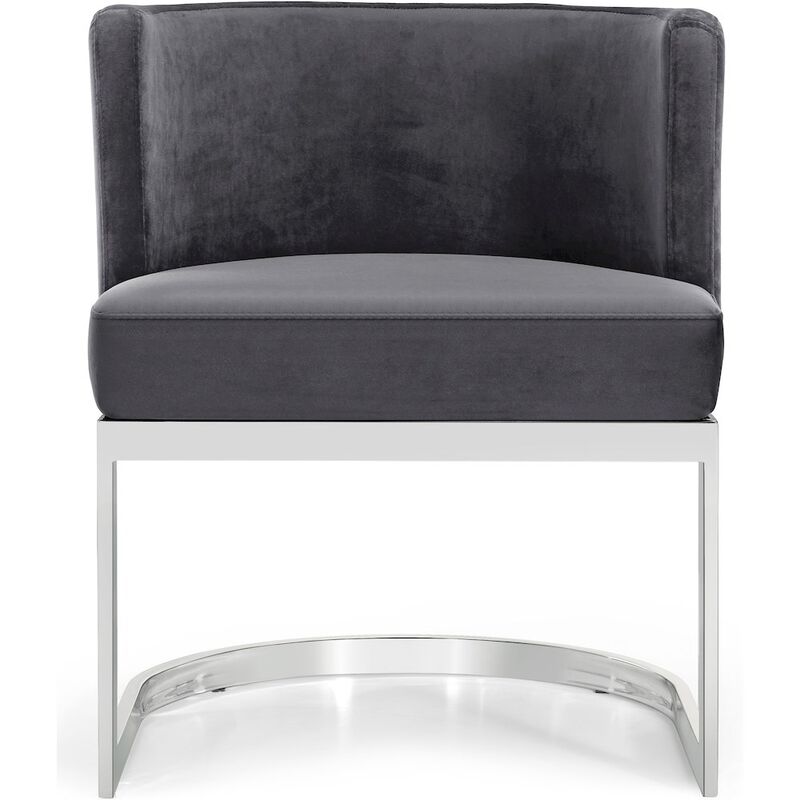 Meridian Furniture Gianna Grey Velvet Dining Chair