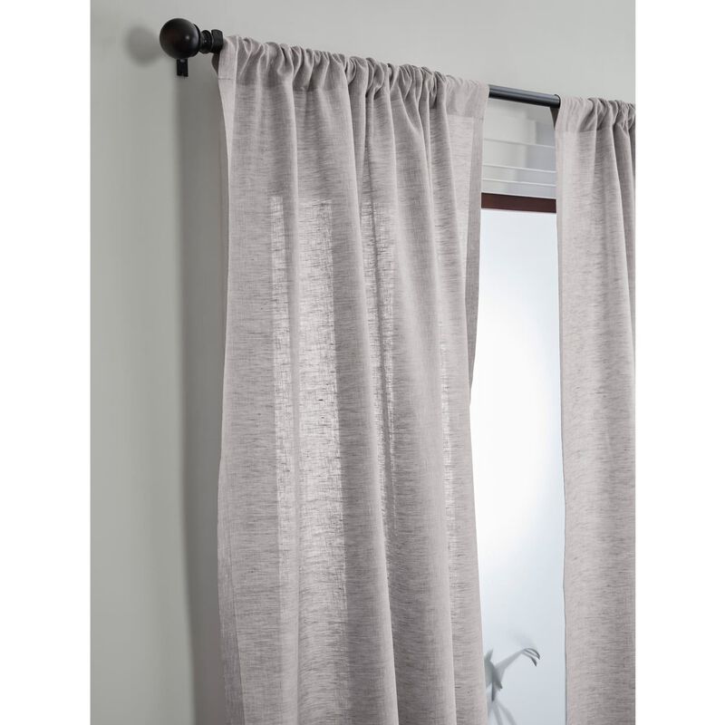 Solino Home 100% Pure Linen Curtain - Linen Curtain