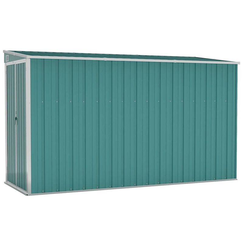 Garden Shed Green Galvanized steel, metal Large Garden Shed