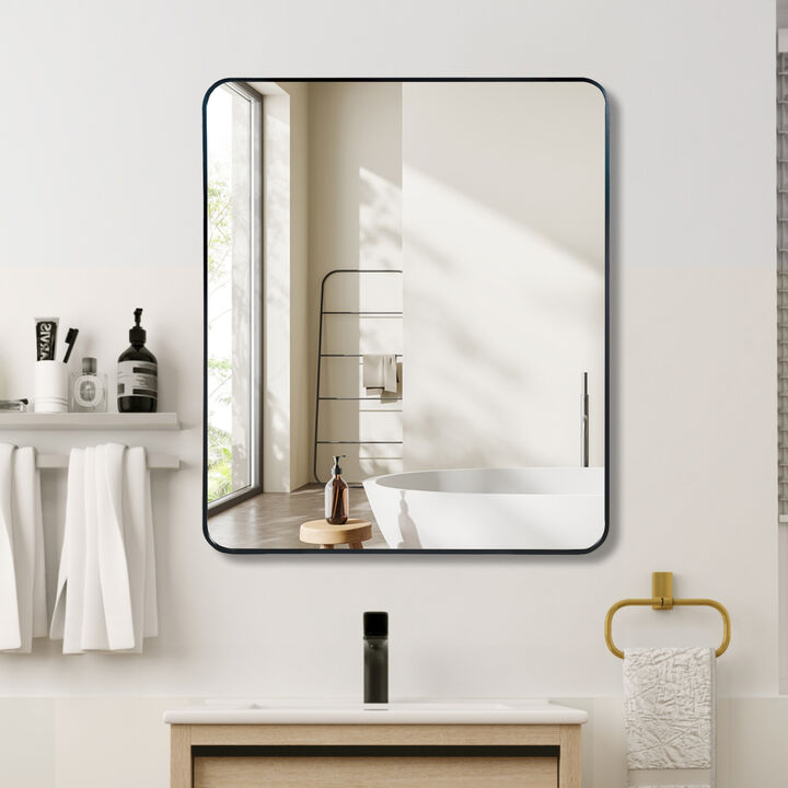 ELEMENT ACE Large Rectangular Bathroom Wall Mirror with Shatterproof Design for Modern Spaces