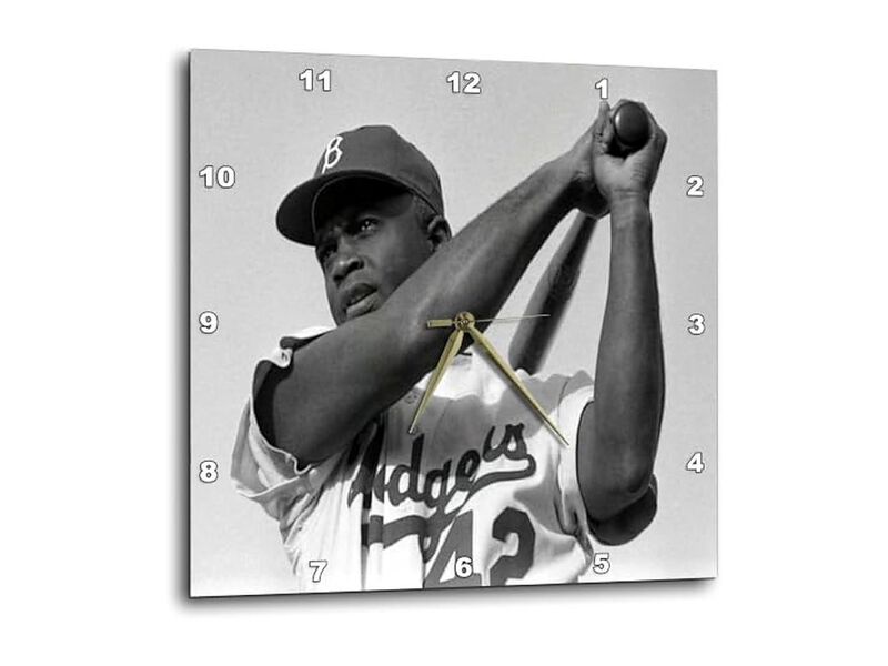 Jackie Brooklyn Dodgers Wall Clock 15 Inch Home Decor image number 0