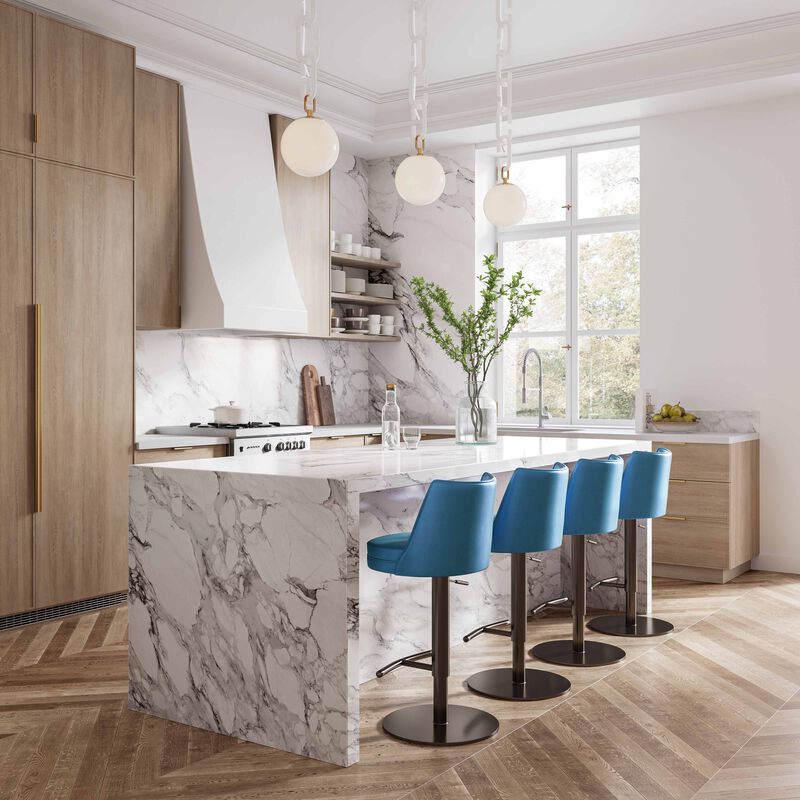 Gala Vegan Leather on Adjustable Stool