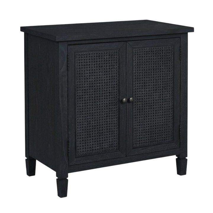 Butler Specialty Flagstaff 2-Door Cane Cabinet, Black