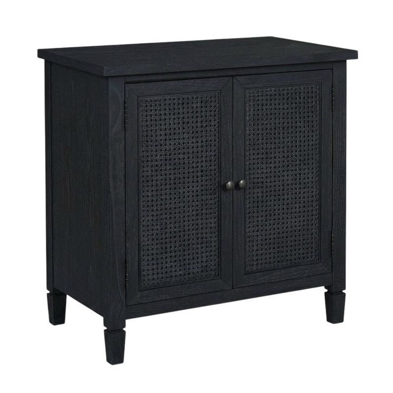 Butler Specialty Flagstaff 2-Door Cane Cabinet, Black image number 1