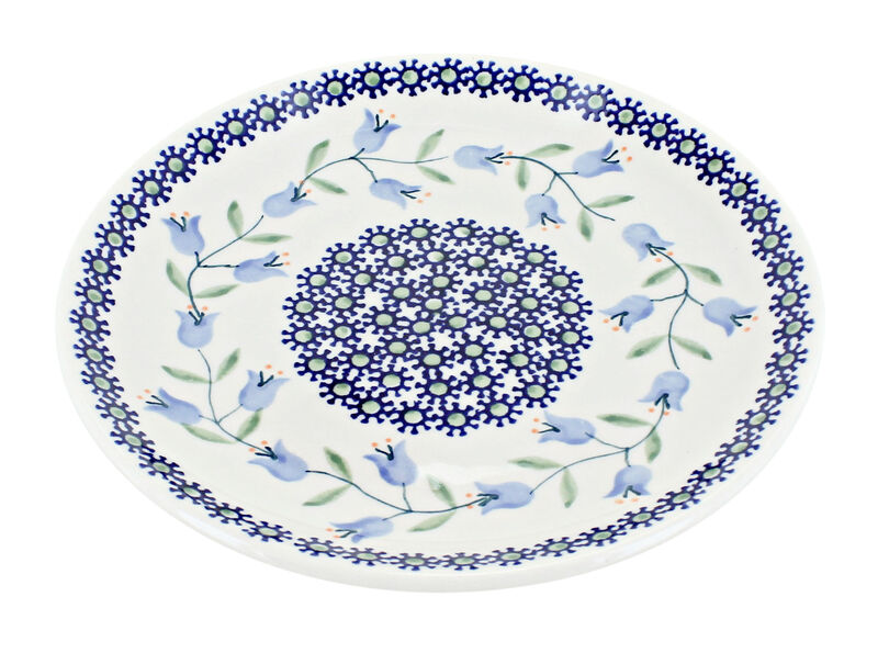 Blue Rose Polish Pottery Susanna Dessert Plate