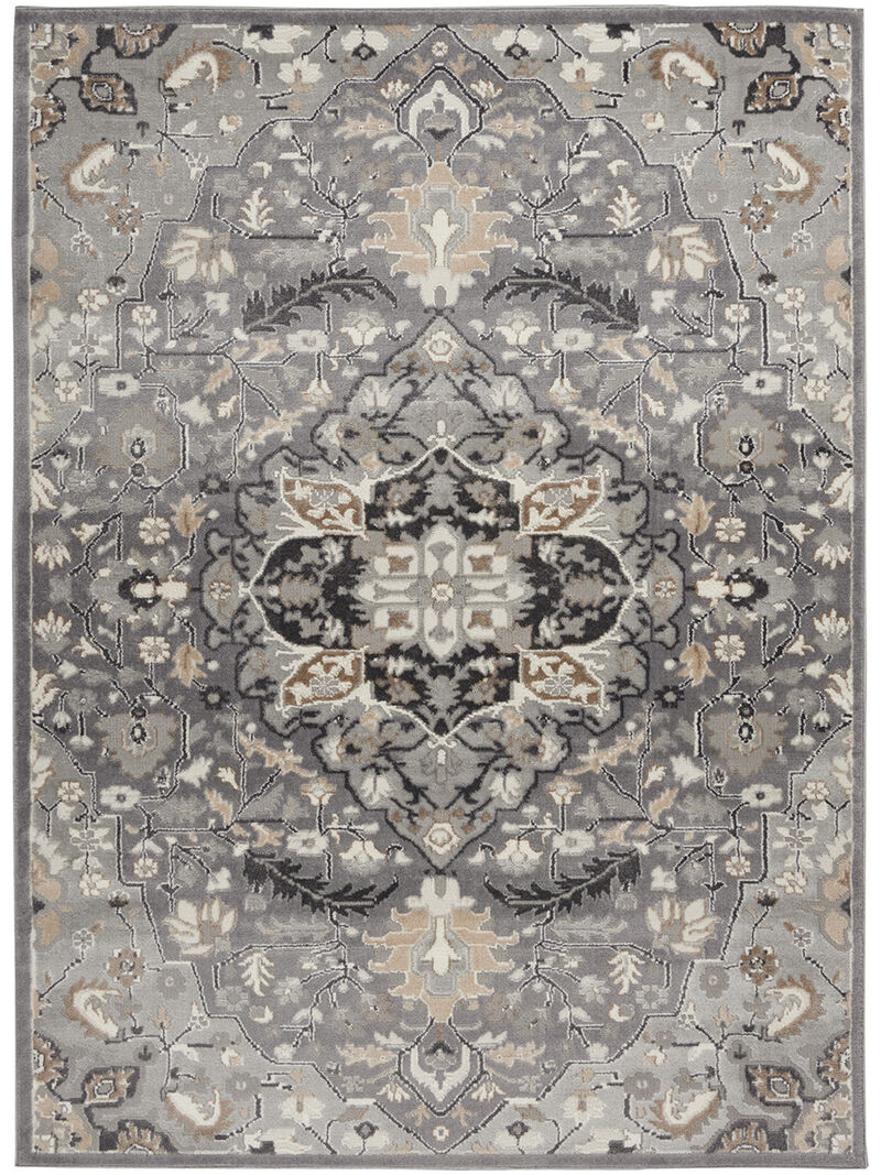 Elation ETN09 Gray 5'3" x 7'3" Rug
