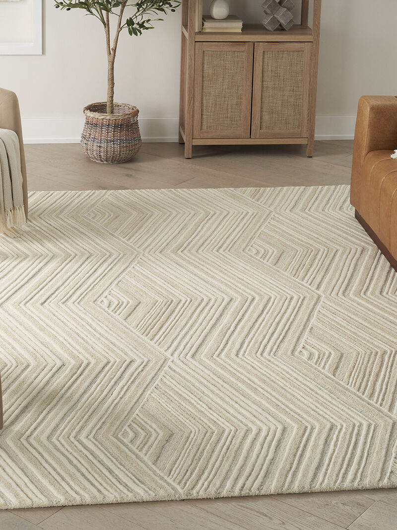 Graceful GRU03 Ivory 8'6" x 11'6" Rug image number 5