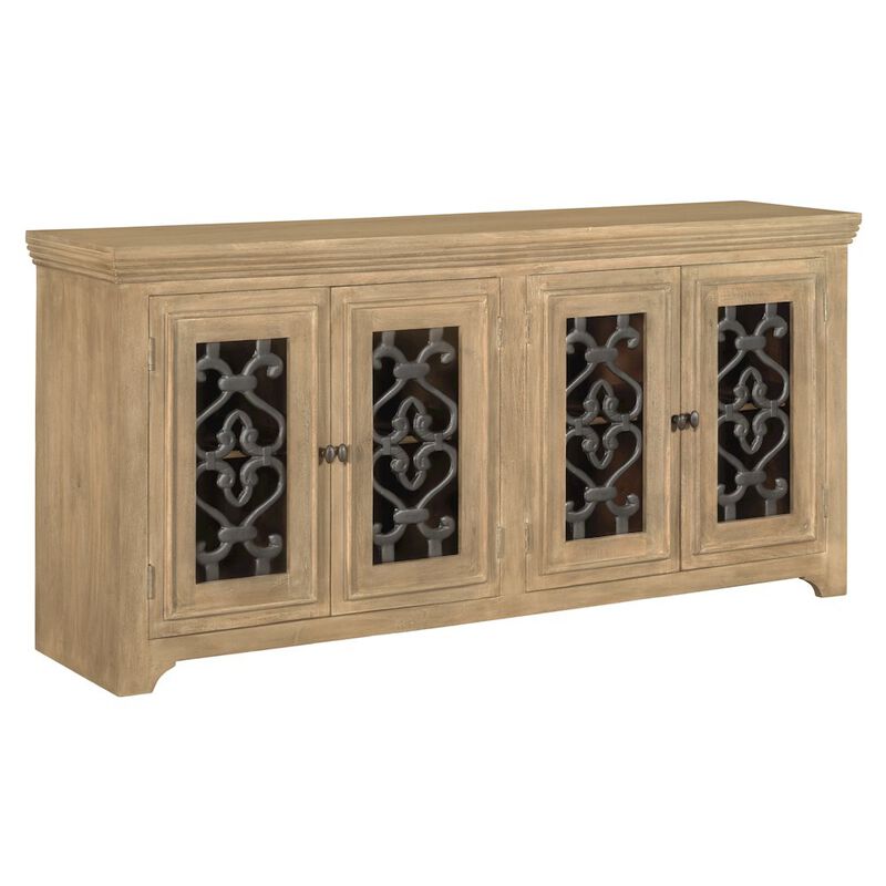 Alex Hamilton Hearst Sideboard 4-Door in Distressed Natural