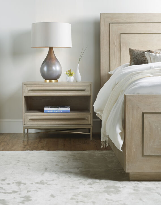 Cascade Two-Drawer Nightstand