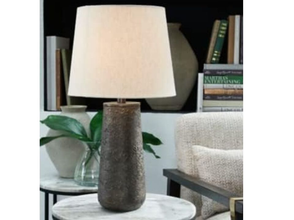 Chaston Table Lamp Set of 2 – Antique Bronze Finish, Modern Casual Style