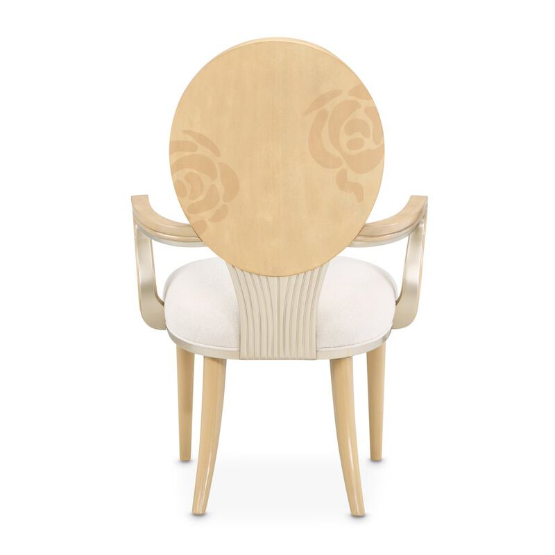 Camellia Field Dining Arm Chair, Set of 2 - Caramel image number 4