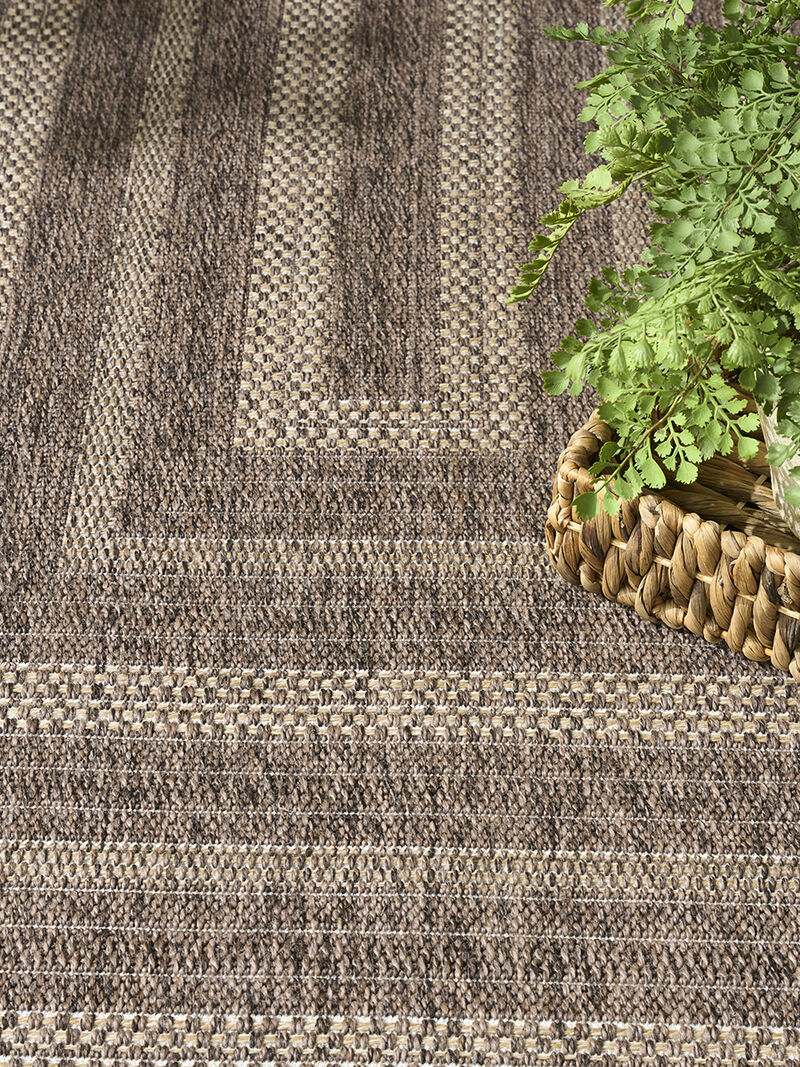 Tulum TLM04 Brown 9' x 12' Rug