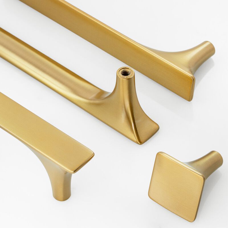 Hestia Hardware 10 Pack 3 Inch Modern Flat Cabinet Handles image number 3