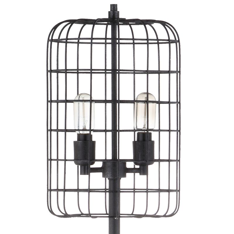 Odette Industrial Metal Floor Lamp