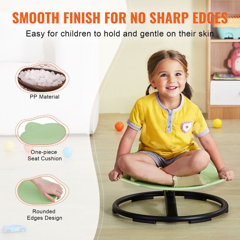 360&deg; Rotating Kids Chair Elephant Design Sensory Seat for Toddlers image number 4