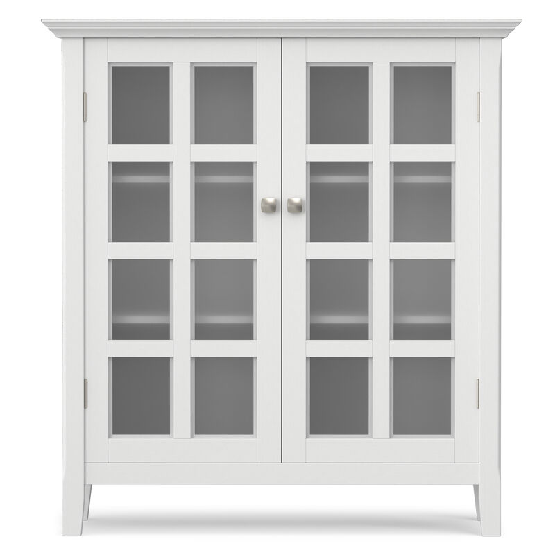 Acadian 39 inch Wide Solid Wood Transitional Storage Cabinet in White image number 3