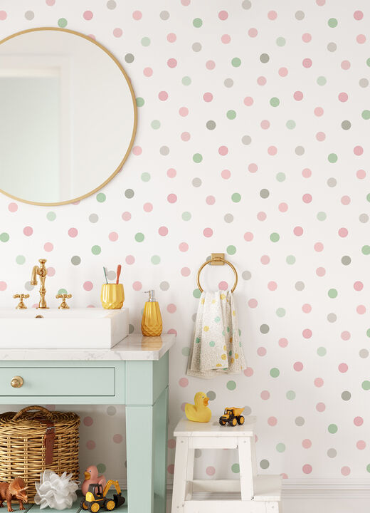 Jubilee Pink Dots Wallpaper