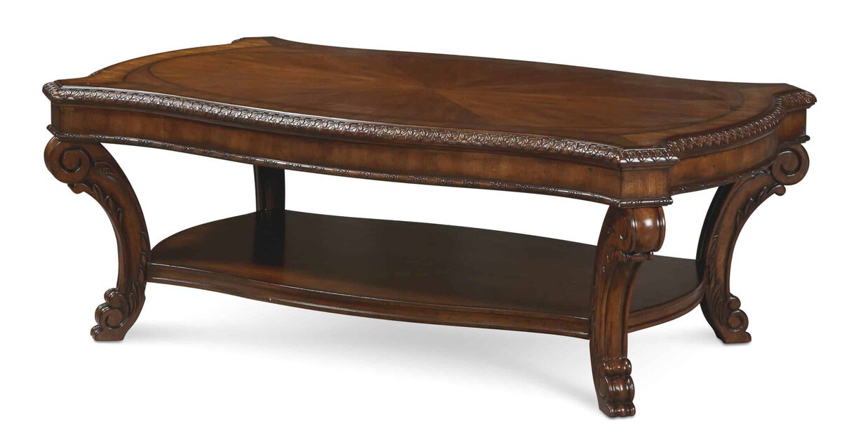 Old World Rectangular Cocktail Table
