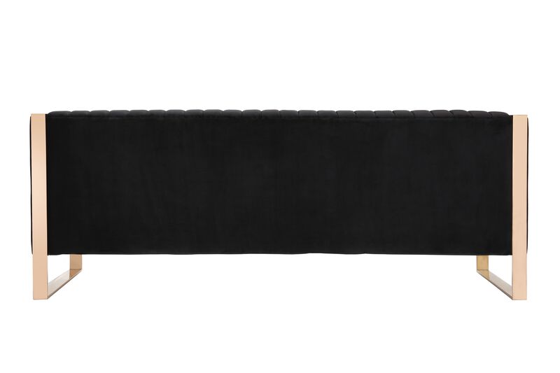 Trillium Black Sofa and Accent Chairs Set