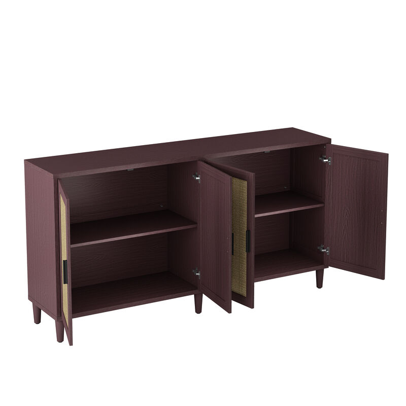 Gumlox 70" Rattan Sideboard image number 6