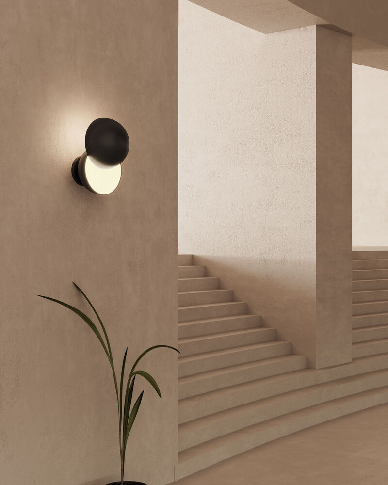 Void 12-in Damp-Rated Dimmable LED Wall Sconce image number 2