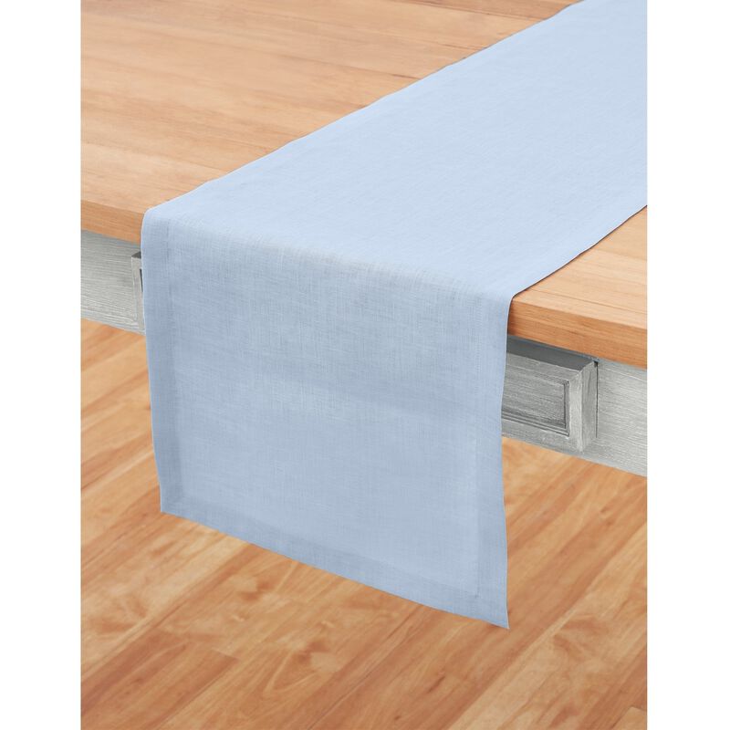 Solino Home Fete 100% Linen Table Runner &ndash; Handcrafted, Machine Washable, Perfect for Holiday and Everyday Dining
