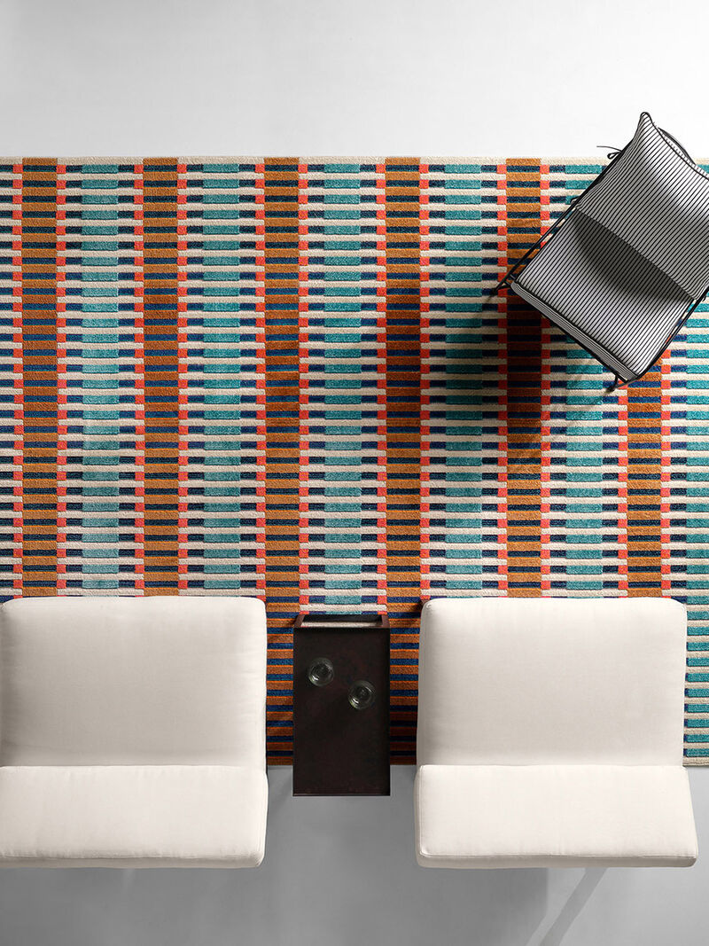 Alina Notch Blue 7'6" x 9'6" Rug image number 2