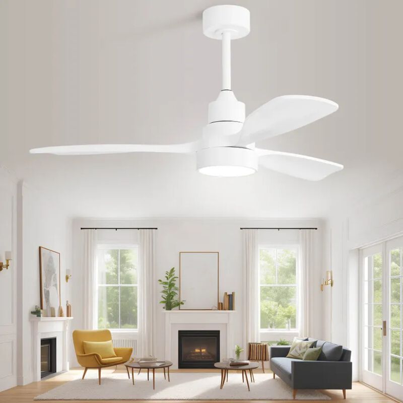 ELEMENT ACE Elegant Indoor Wood Ceiling Fan With Energy Efficient LED Lighting image number 4