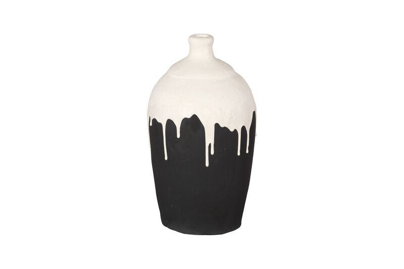 Porcelain Drip Short Vase