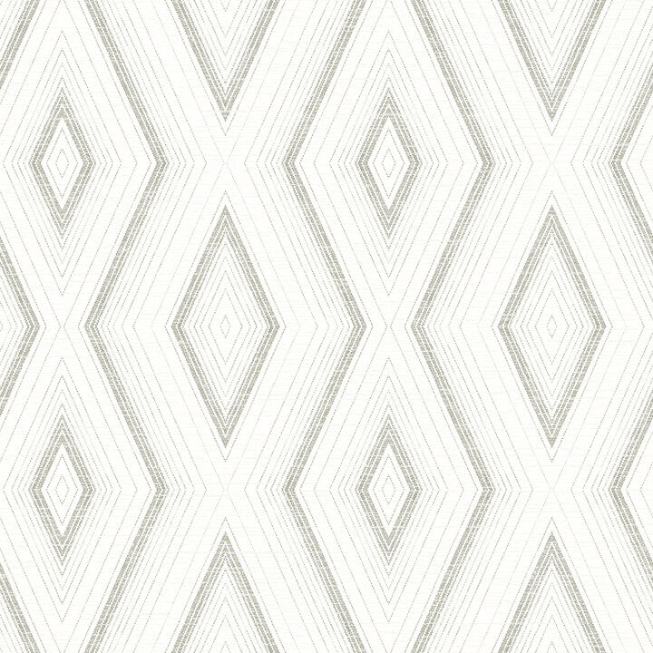 Santa Grey Grey Geometric Wallpaper