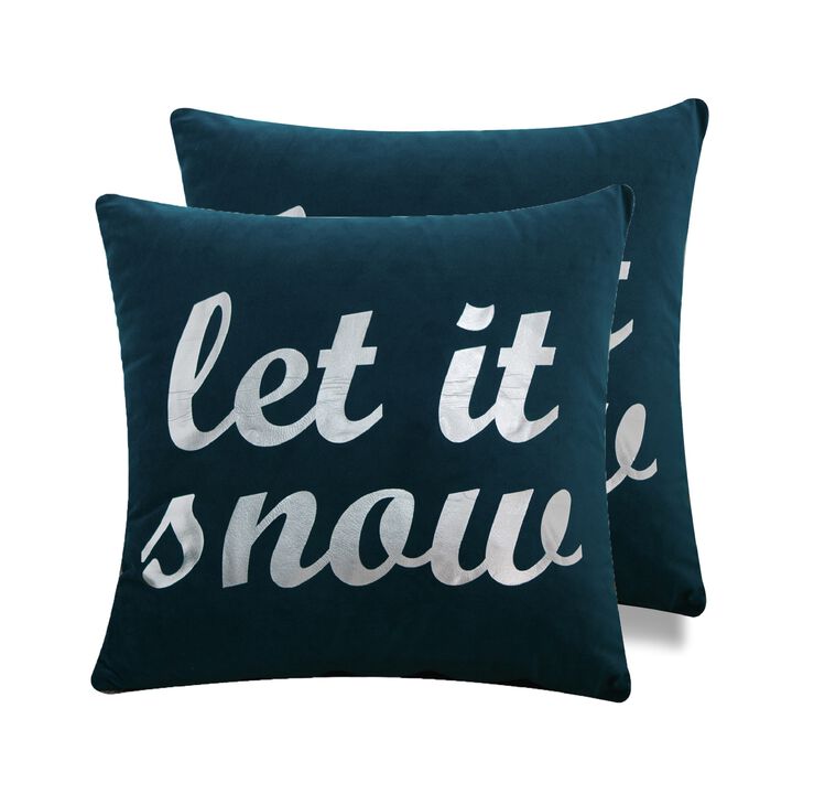 Christmas Icons throw pillow - set of 2